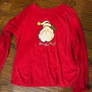 Long‎ Sleeve Santa Claus T-shirt XXL 2XL Christmas shirt